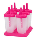 Homemade Popsicle Maker Set with Drip-Guard Handles