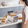 1500W Electric Deep Fryer 11L – Countertop Fryer with Timer