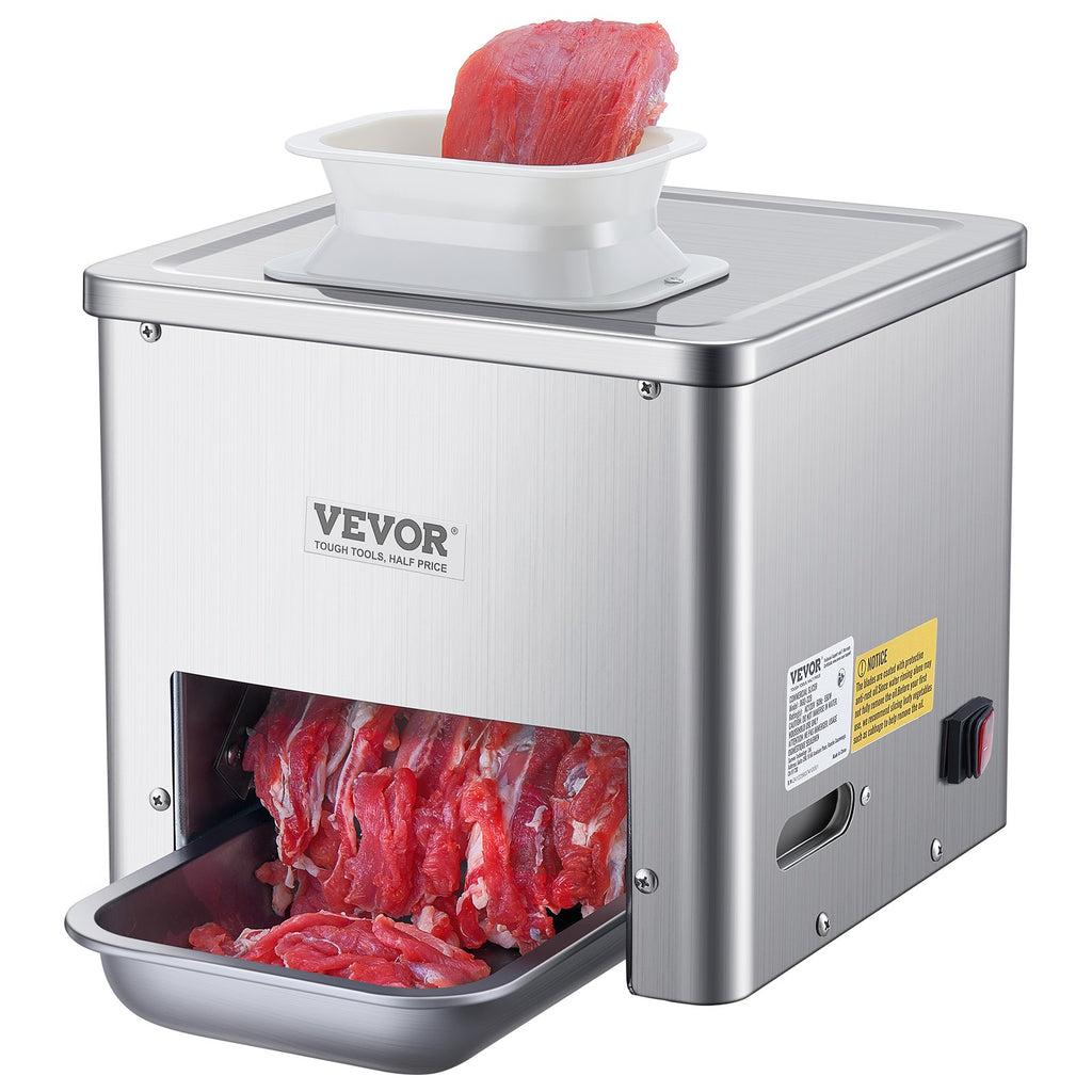 550W Commercial Electric Meat Cutter Machine – Stainless Steel Meat Slicer for Kitchen & Restaurant